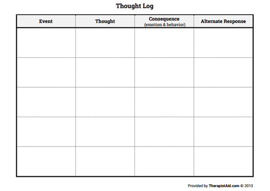 Downloads - CBT Worksheets