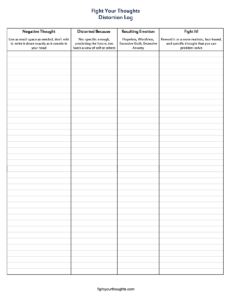 Downloads - CBT Worksheets